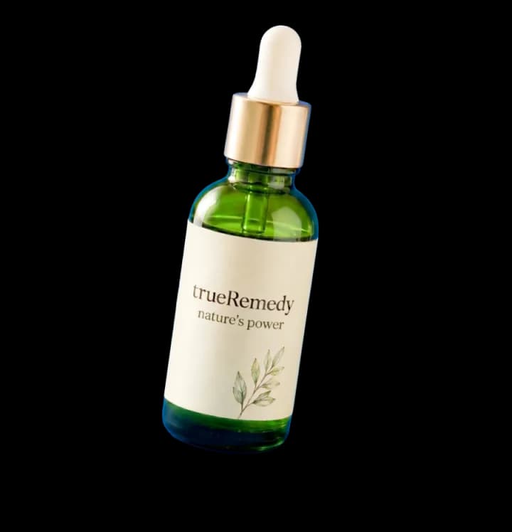 trueRemedy natural remedy bottle